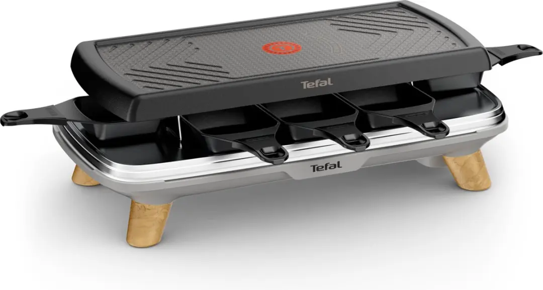 Tefal RE610D Raclette - 8 Personen - Zwart