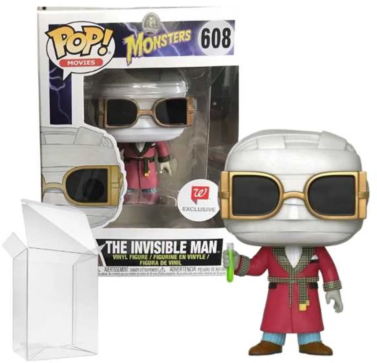 Funko Pop! Universal Monsters The Invisible Man #608 - Rood - afbeelding 3 van 3