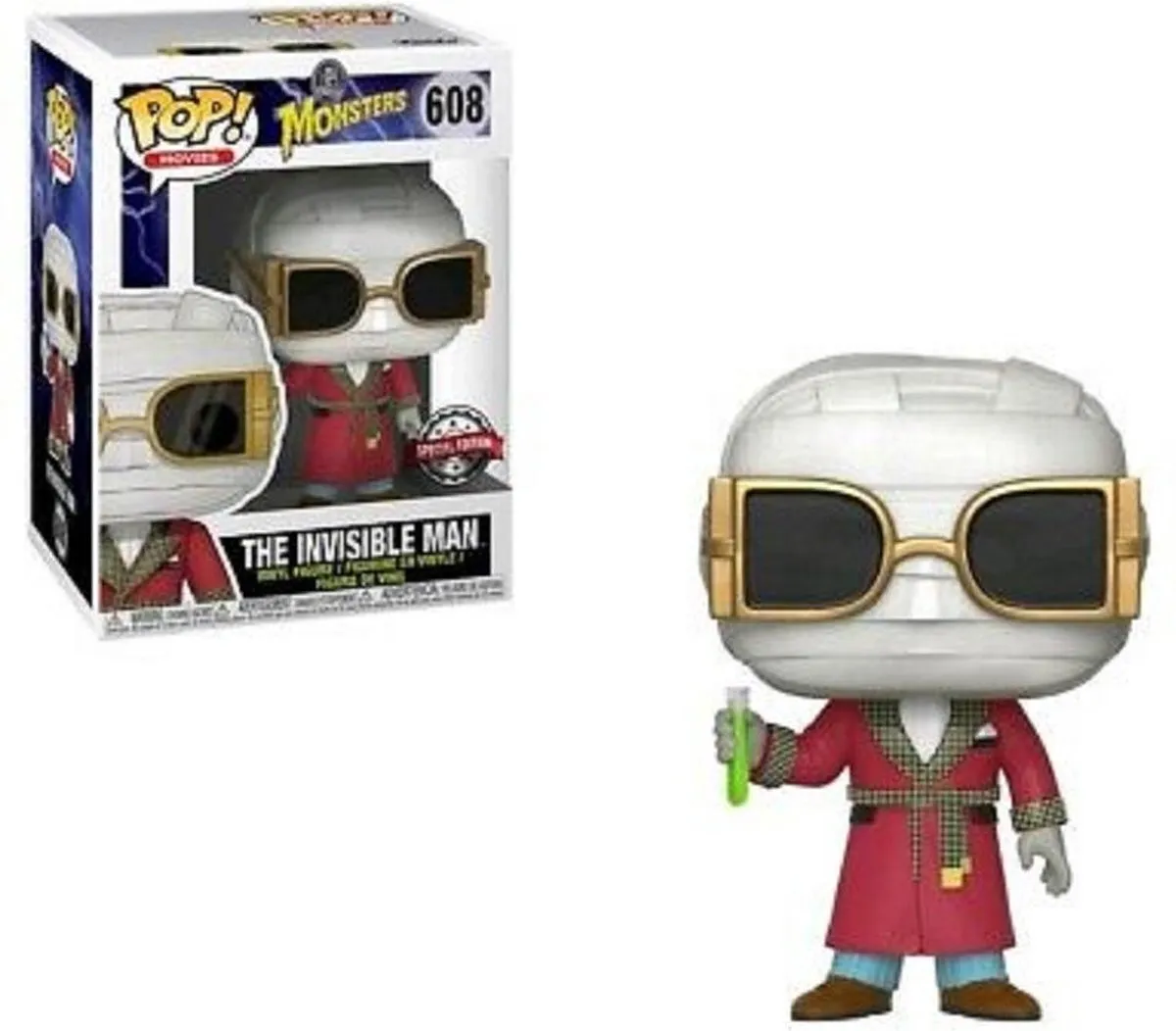 Funko Pop! Universal Monsters The Invisible Man #608
