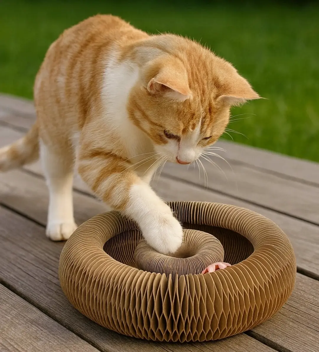 Zolux Chatouille 4-in-1 Krabpaal Kat - Met Bal & Kattenkruid