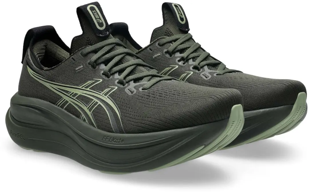 ASICS Gel-Nimbus 28 Hardloopschoenen 46.5 - Groen