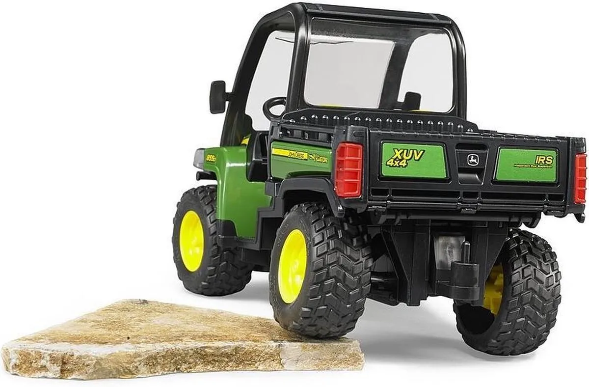 Bruder John Deere Gator 855D Speelgoedtrekker - 2491 - Groen/Geel/Zwart