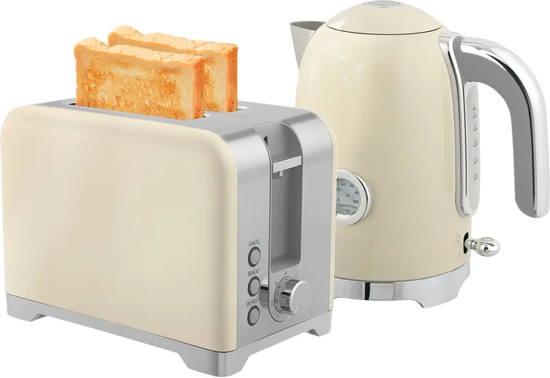 ECTEATOY Waterkoker & Broodrooster Set 2200W