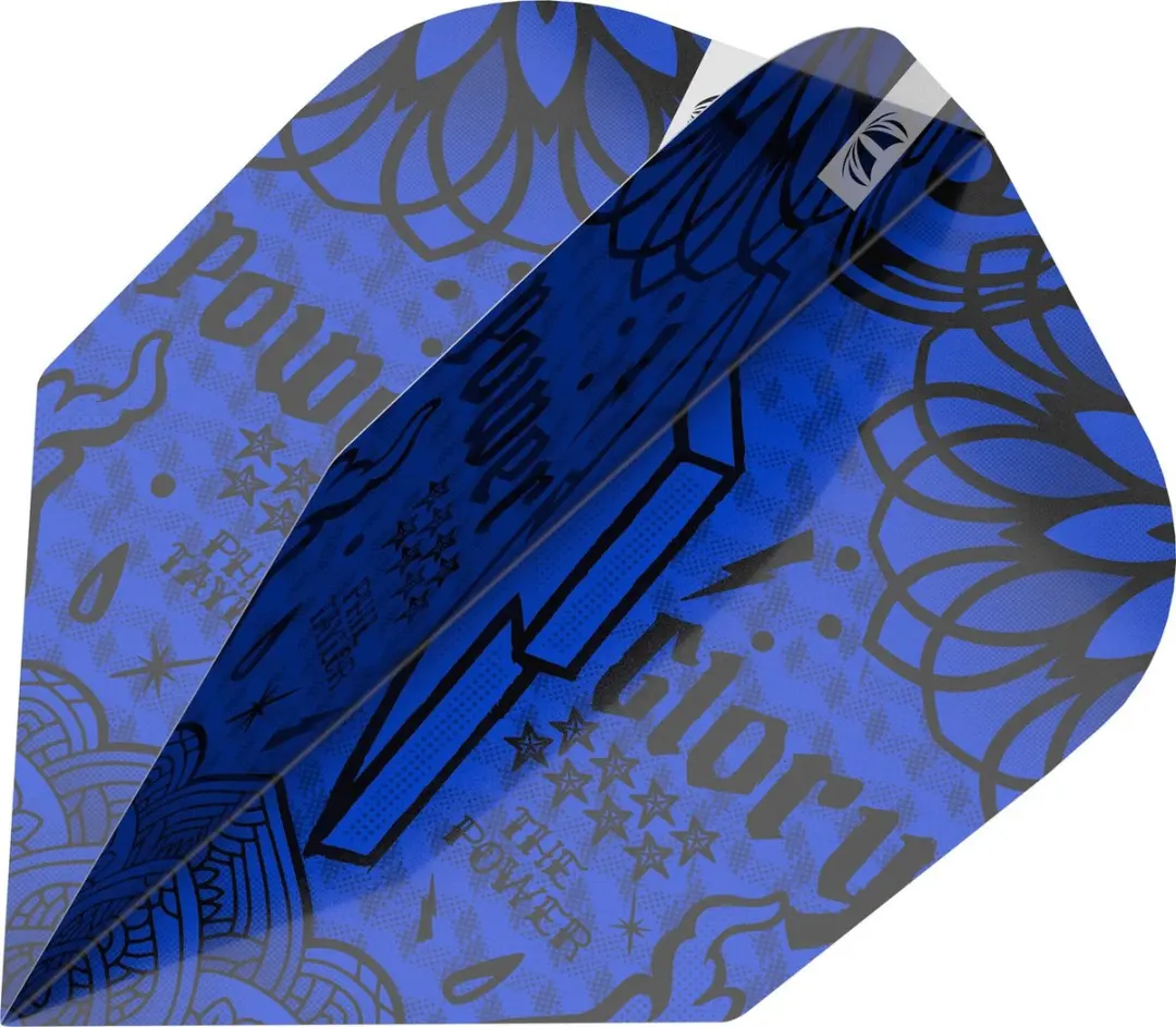 Target Power 337360 Dart Flights - Blauw/Wit/Zwart - afbeelding 6 van 6