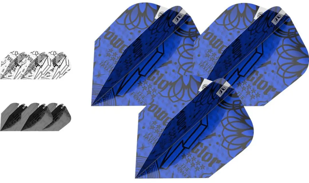 Target Power 337360 Dart Flights - Blauw/Wit/Zwart