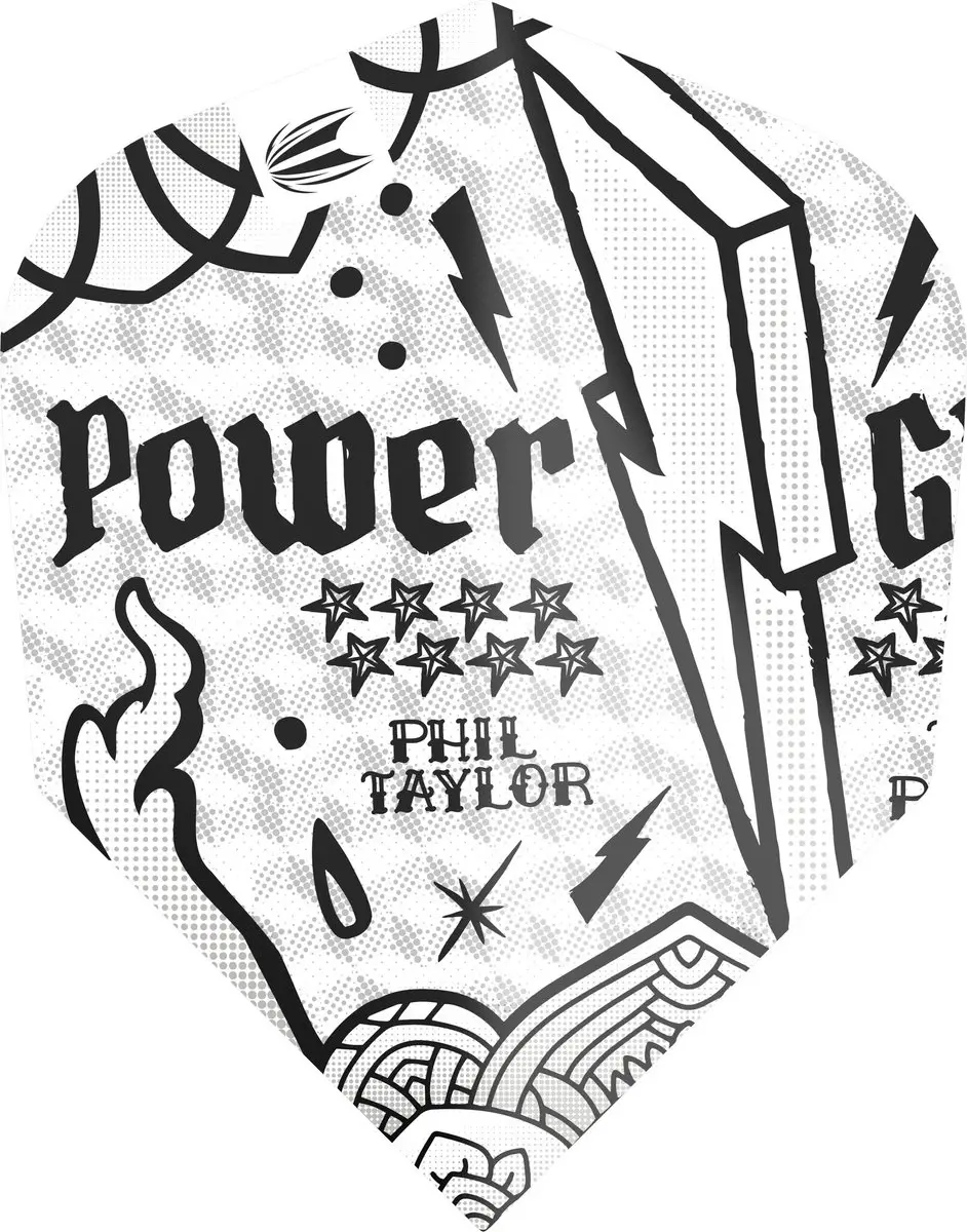 Target Power 337360 Dart Flights - Blauw/Wit/Zwart