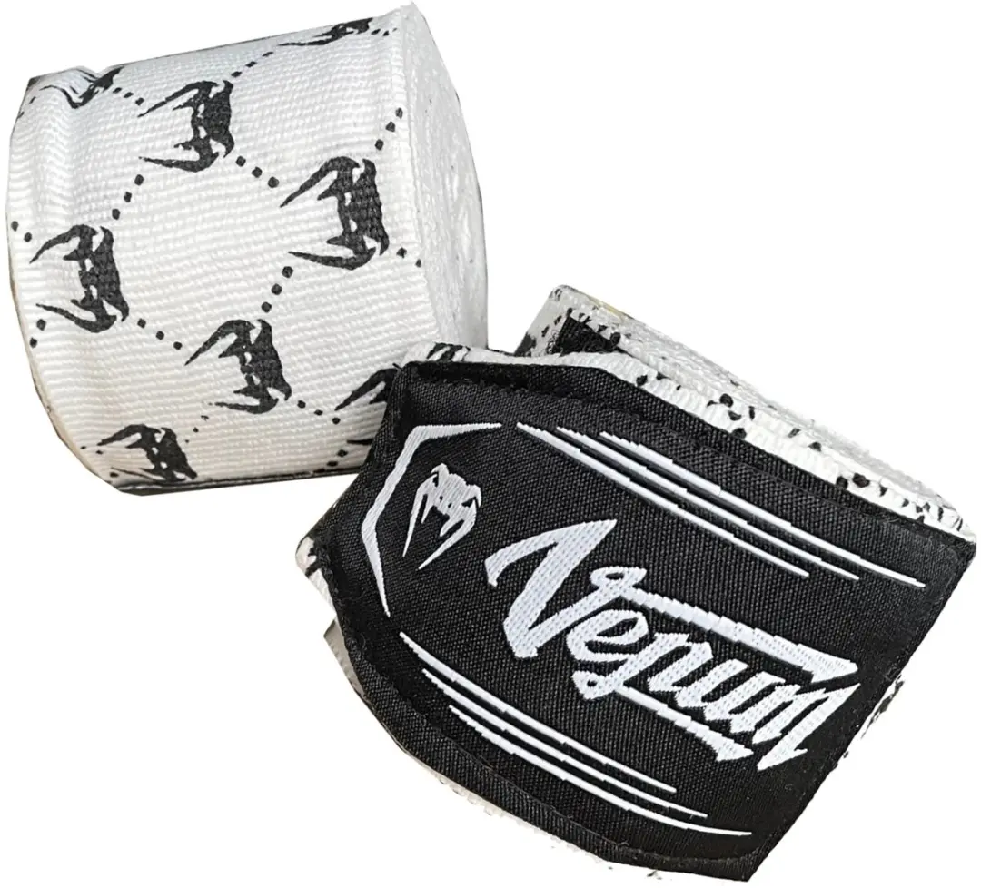 Venum Boksbandages Hand Wraps 400cm - Zwart/Wit