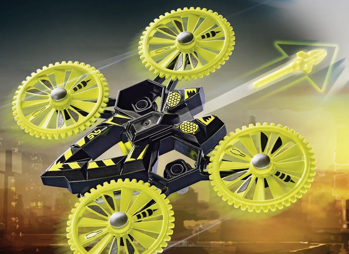 Playmobil City Action Politiejet Drone-achtervolging 70780 - Multicolor