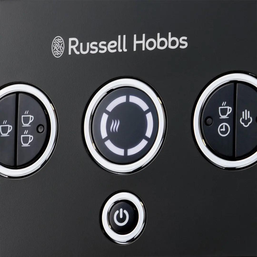 Russell Hobbs 26450-56 Halfautomatische Espressomachine - 2 Kopjes - Zwart/Roestvrijstaal