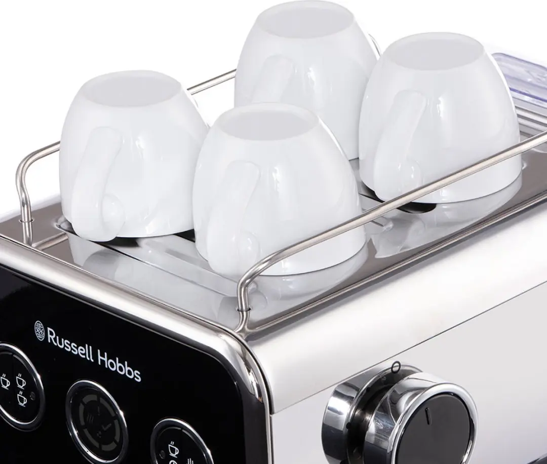 Russell Hobbs 26450-56 Halfautomatische Espressomachine - 2 Kopjes - Zwart/Roestvrijstaal