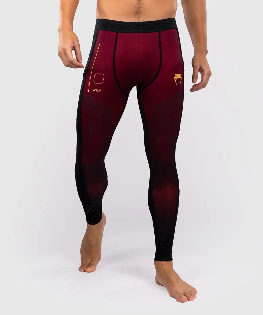 Venum Tactical XT Sportlegging - M - Zwart/Bordeaux/Goud