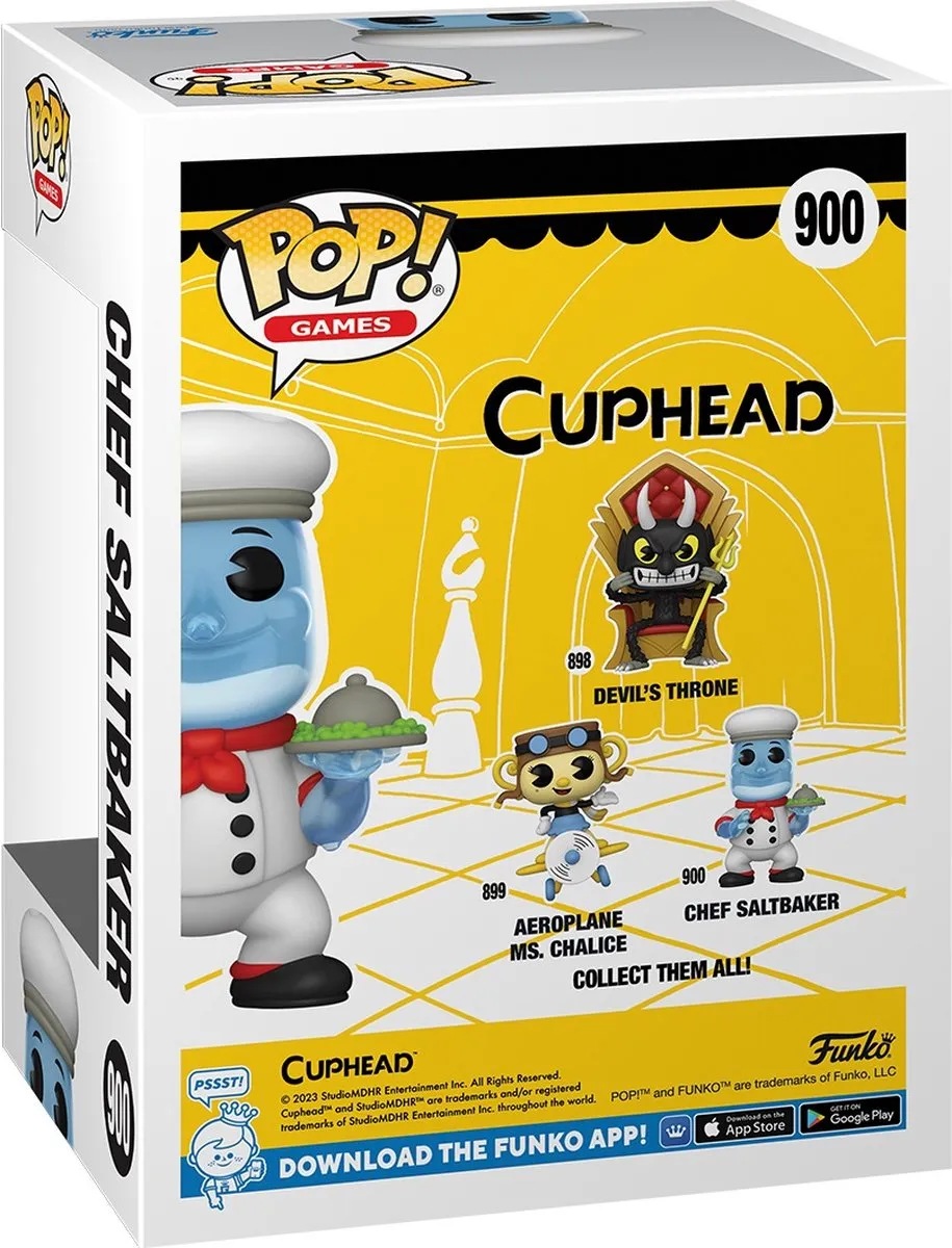 Funko Pop! Games Cuphead Chef Saltbaker 61418 - Veelkleurig
