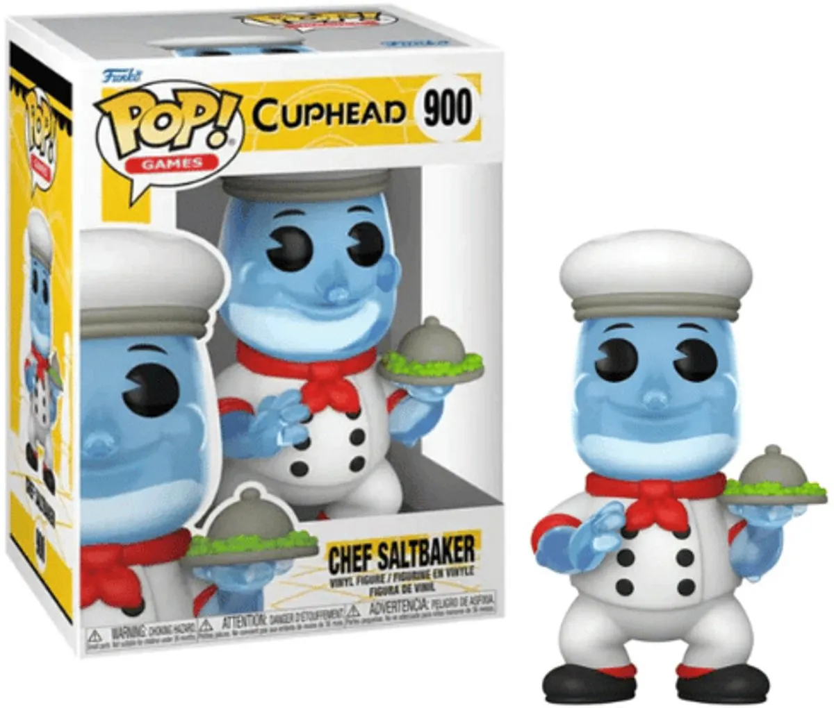 Funko Pop! Games Cuphead Chef Saltbaker 61418 - Veelkleurig - afbeelding 6 van 6