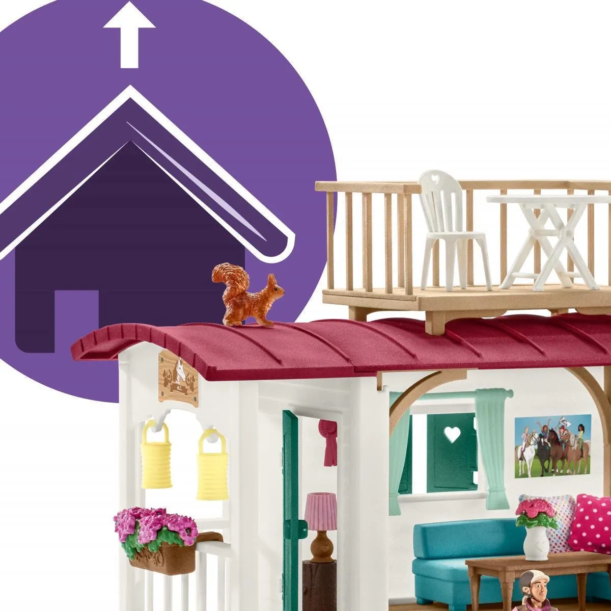 Schleich Horse Club Woonwagen 42593 - Multikleur