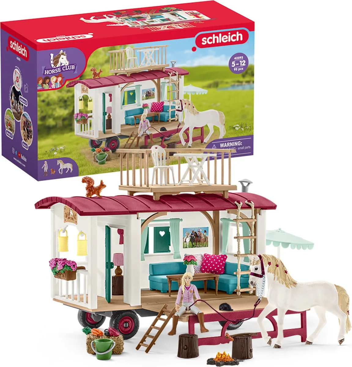Schleich Horse Club Woonwagen 42593