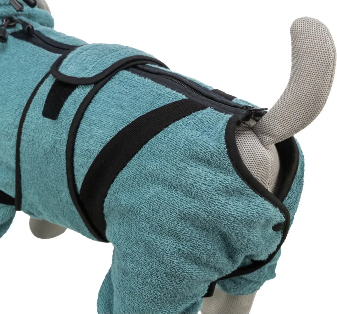 Trixie Honden Badjas Petrol - 46 cm
