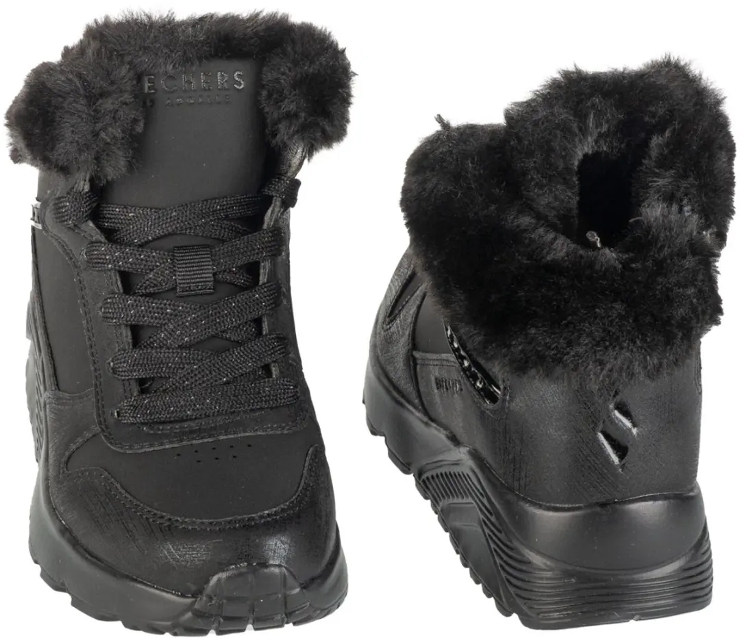 Skechers Uno Lite Laarzen - Zwart - Maat 39.5