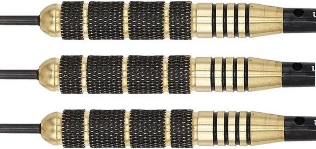 Unicorn Brass Core Plus Dartpijlen UN-08642 - 3 Stuks - Zwart - afbeelding 3 van 6