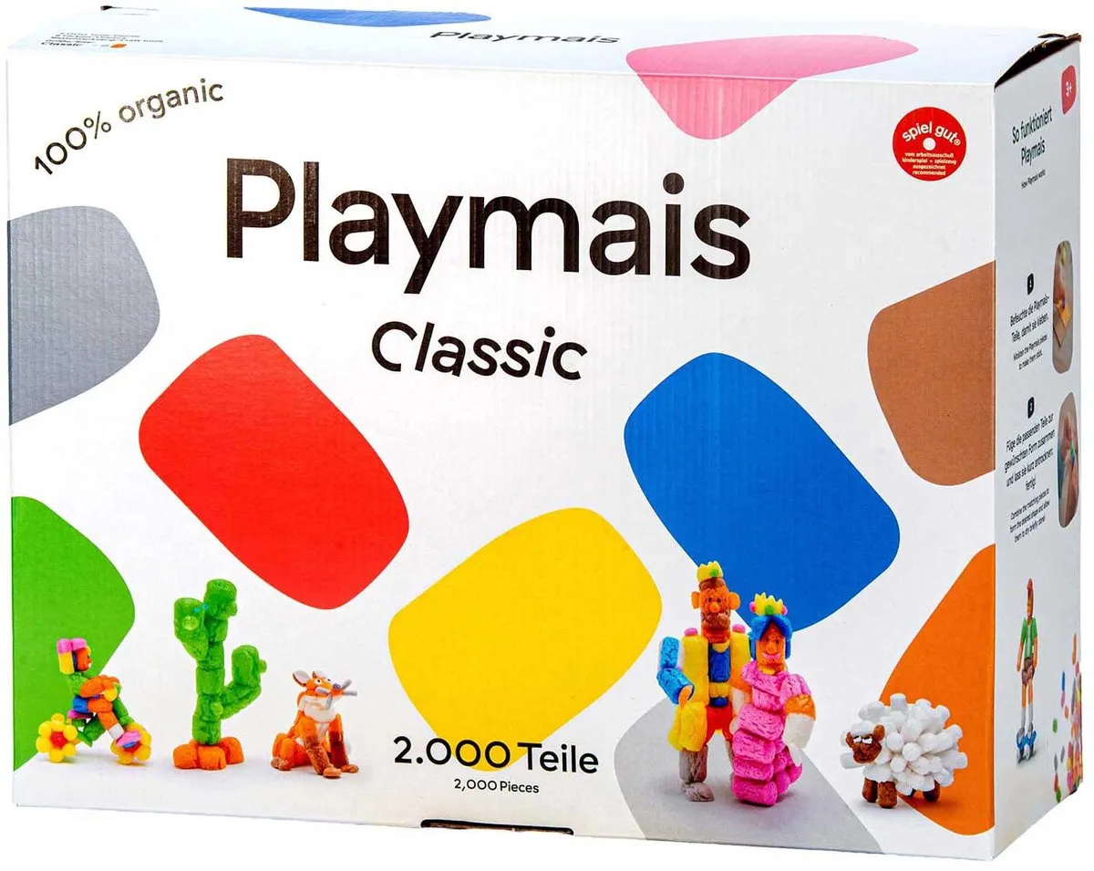 PlayMais Classic Basic XL Meerkleurig - 2000 Stuks