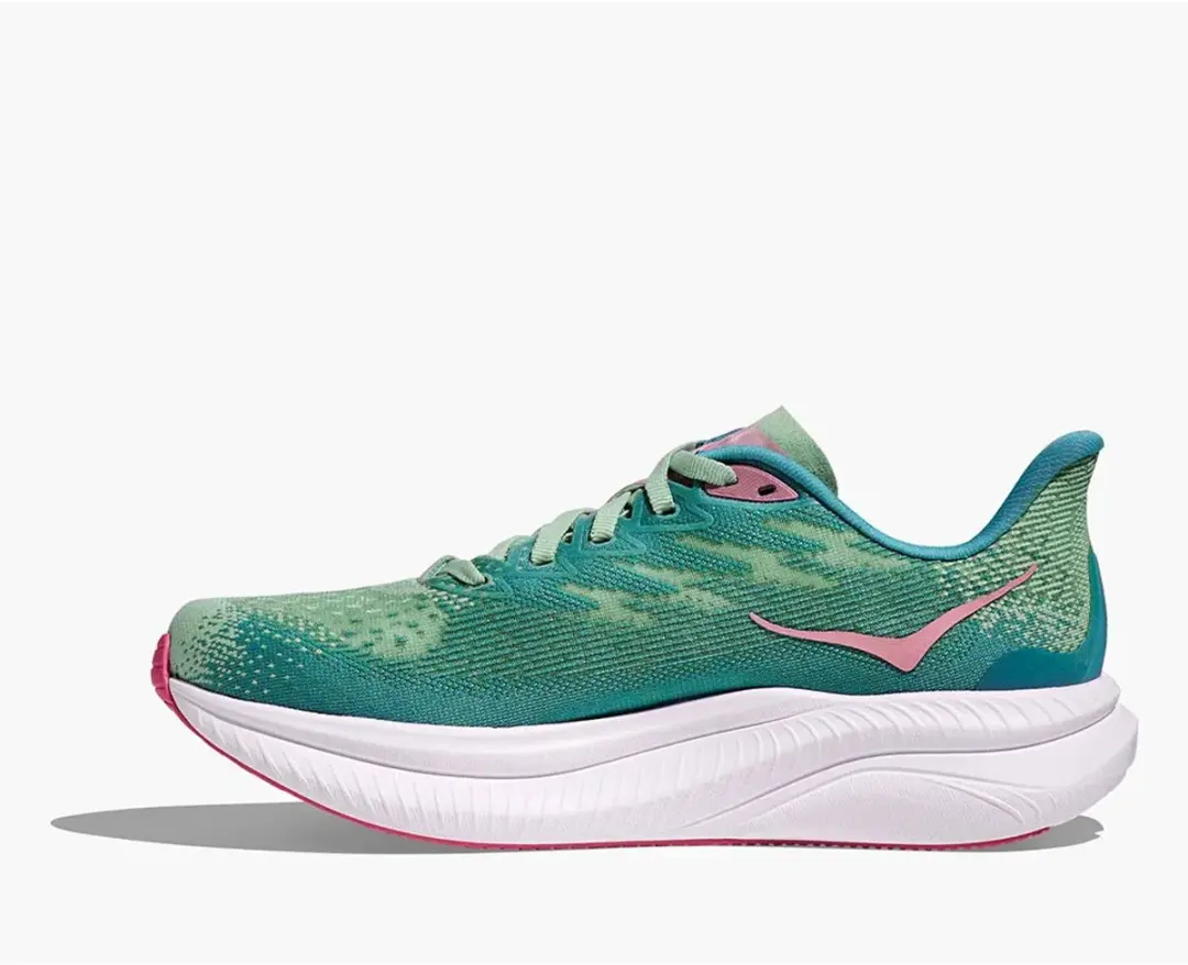Hoka Mach 6 Hardloopschoenen - Vrouw - EU 38 2/3 - Jadeite/Alpine Blue