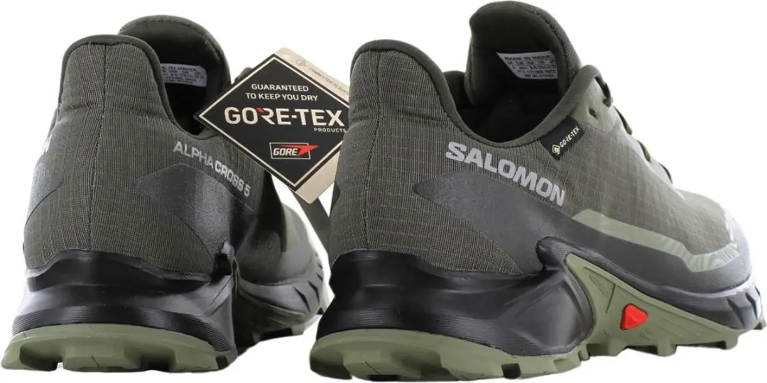 Salomon Alphacross 5 GTX Trail-Running Schoenen - Heren - 41 1/3 - Groen