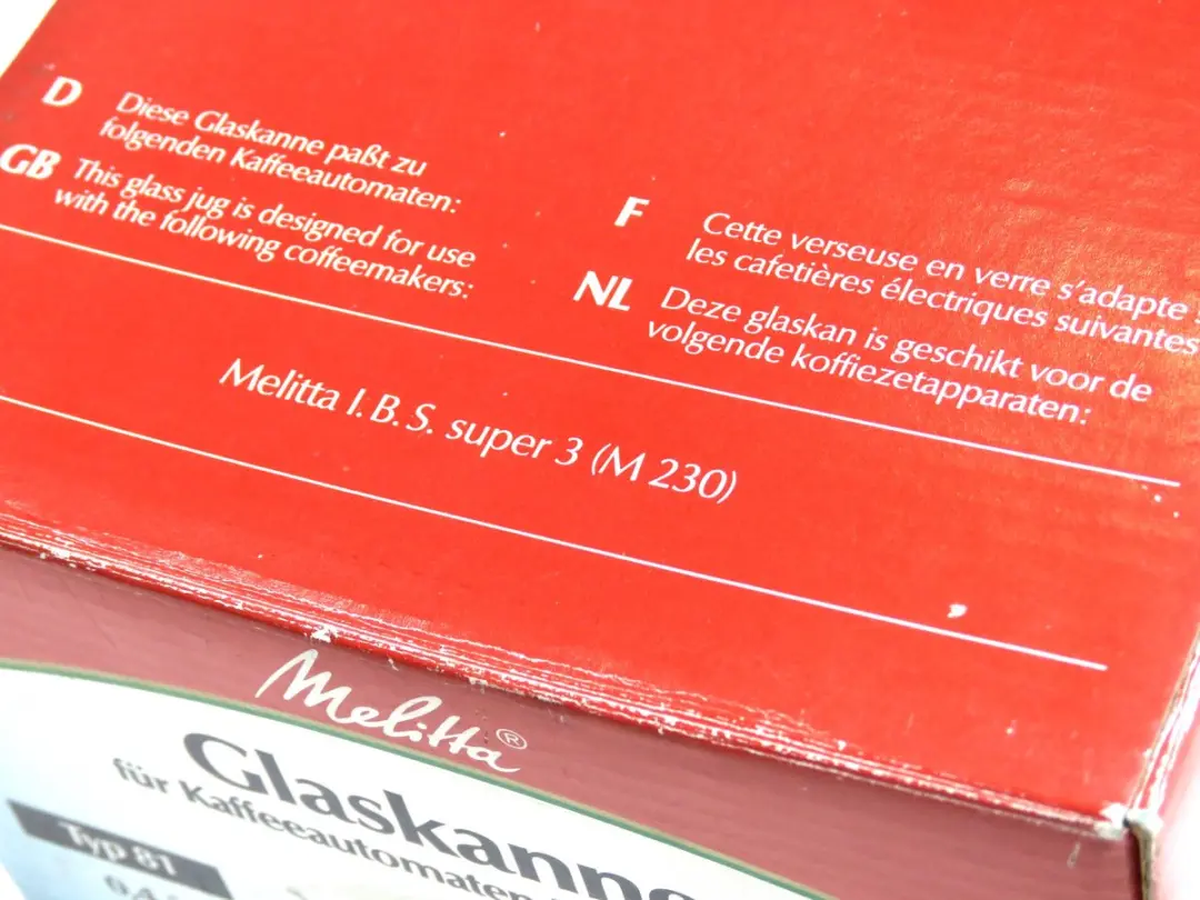 Melitta IBS Super 3 Koffiekan Type 81 - 0,4L - Wit