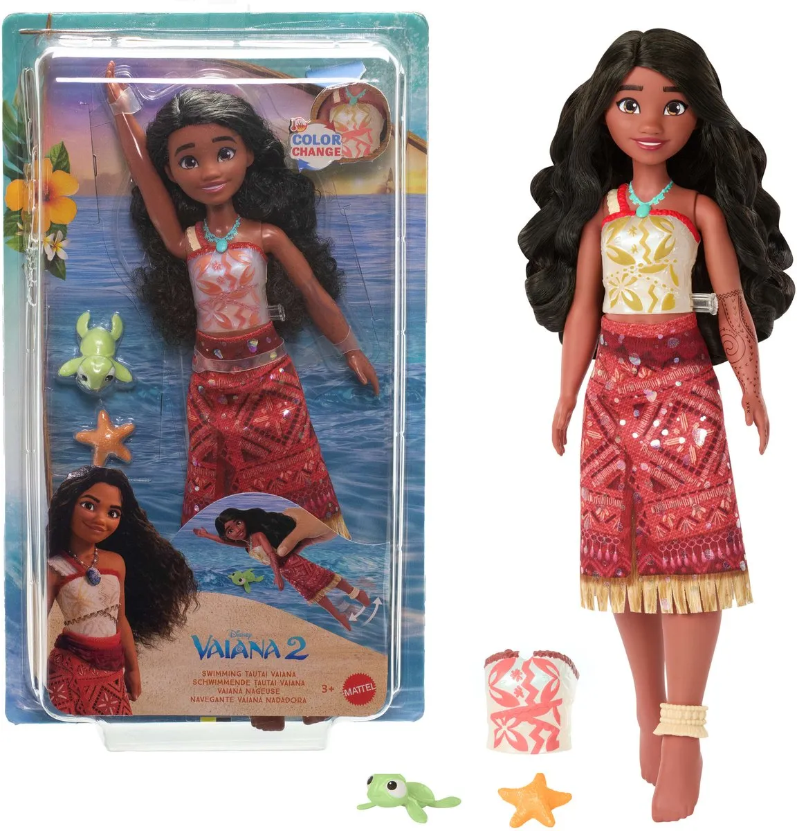 Disney Princess Vaiana Zwemmende Tautai Pop