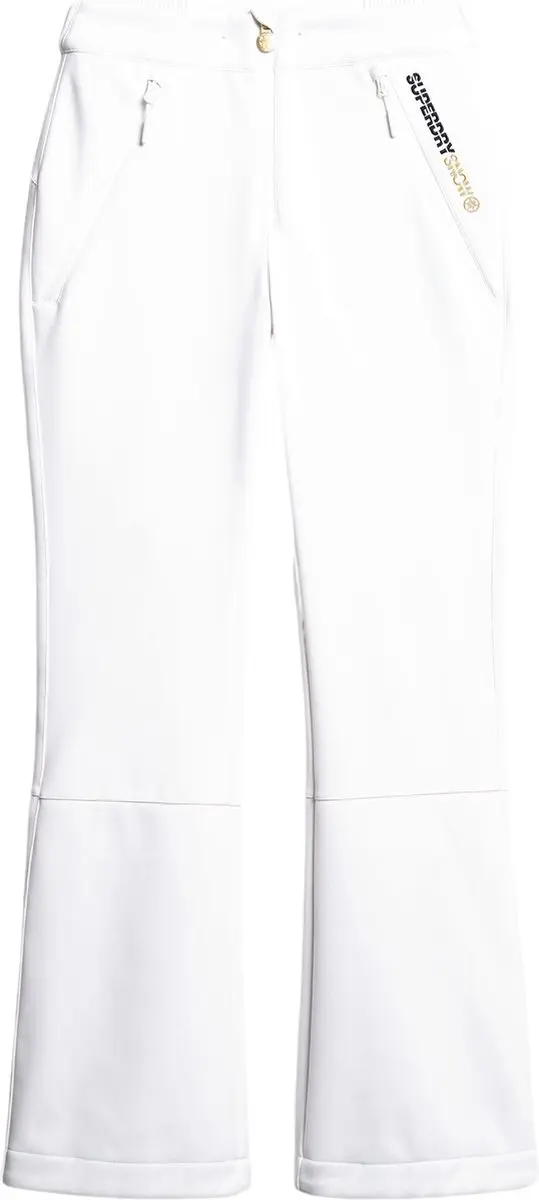 Superdry Softshell Slim Wintersportbroek WS110157A-04C - Maat 38 - Wit