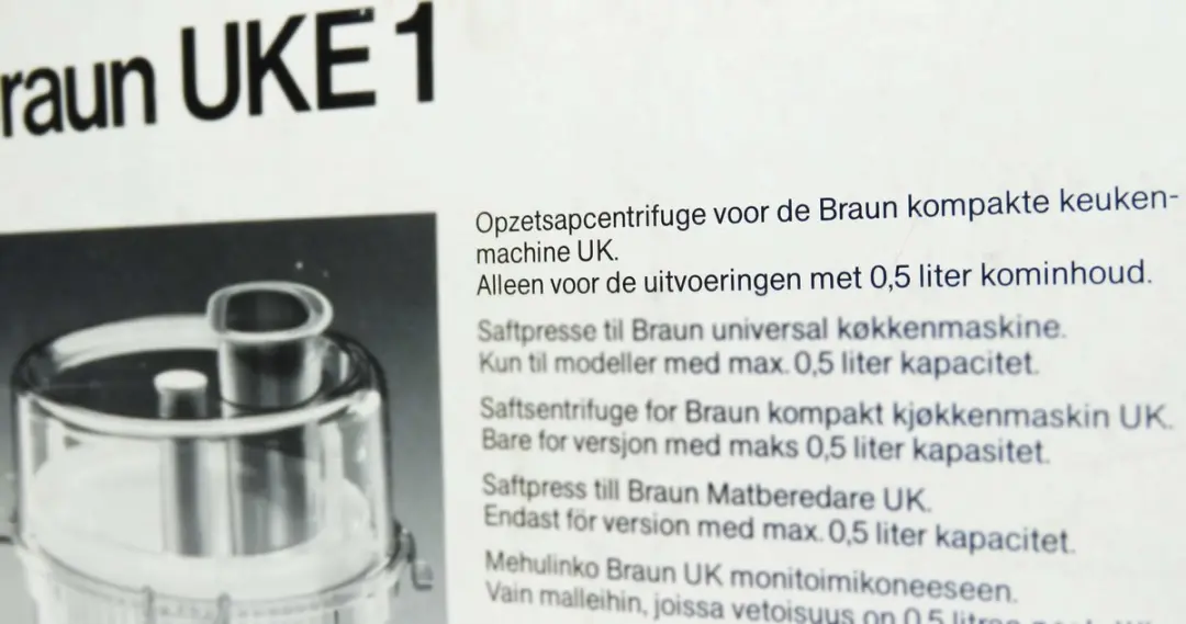 Braun UKE1 Sapcentrifuge-opzetstuk - Groen/Transparant - afbeelding 4 van 5
