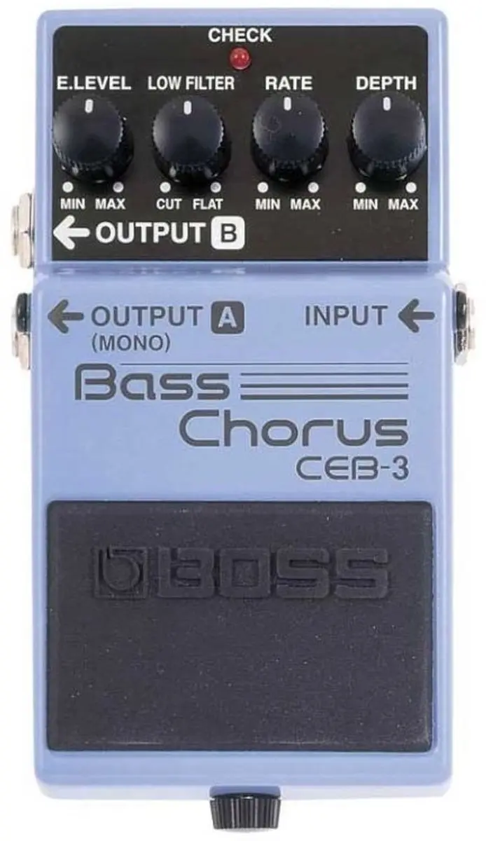 BOSS CEB-3 Bass Chorus - Zwart - afbeelding 4 van 4