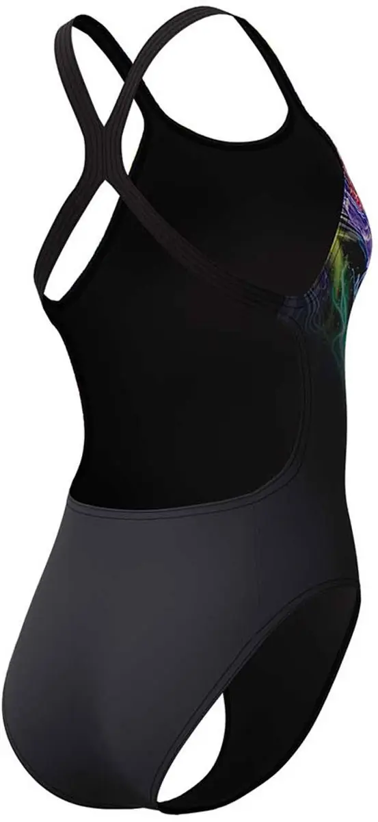 Speedo Eco Endurance+ Badpak Powerback - 38 - Zwart/Geel