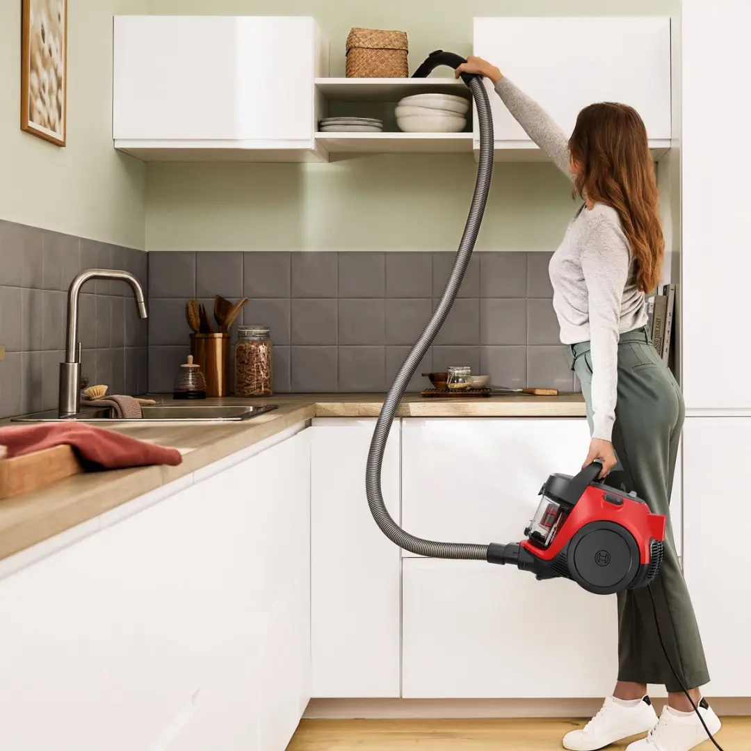 Bosch BGC05RD2H Stofzuiger zonder zak - 700W - 1.5L - Rood - afbeelding 6 van 6