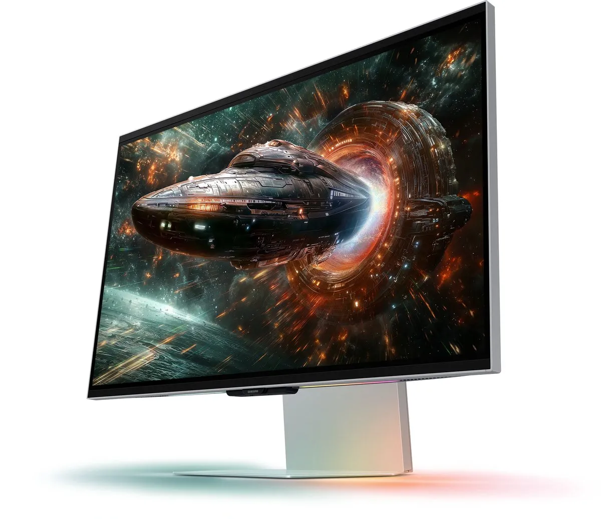 Samsung Odyssey G90XF 3D Monitor 27" 4K 165Hz - Zilver