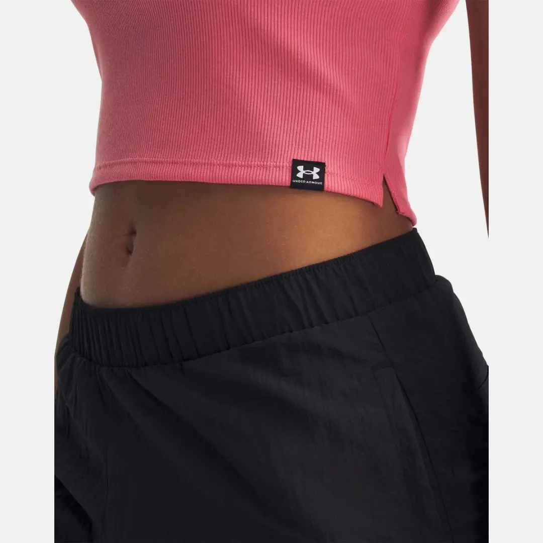 Under Armour UA Rival Rib Baby Tee - Vrouwen S - Roze