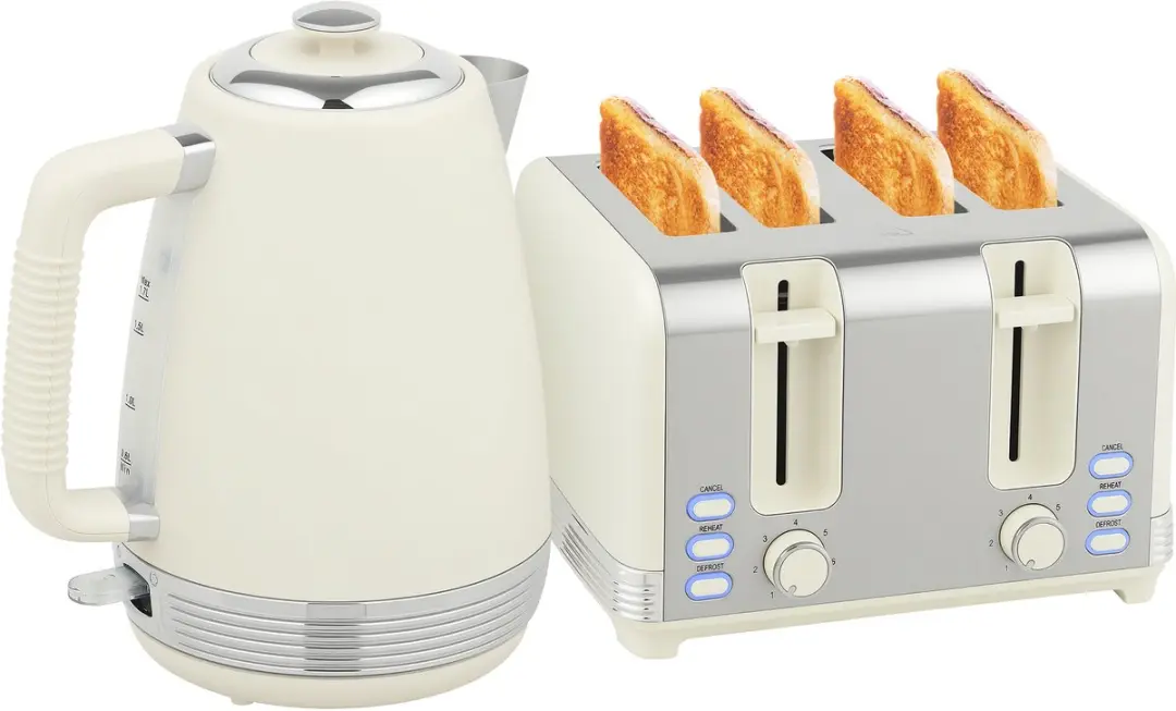 ECTEATOY Waterkoker & Broodrooster Set 2200W