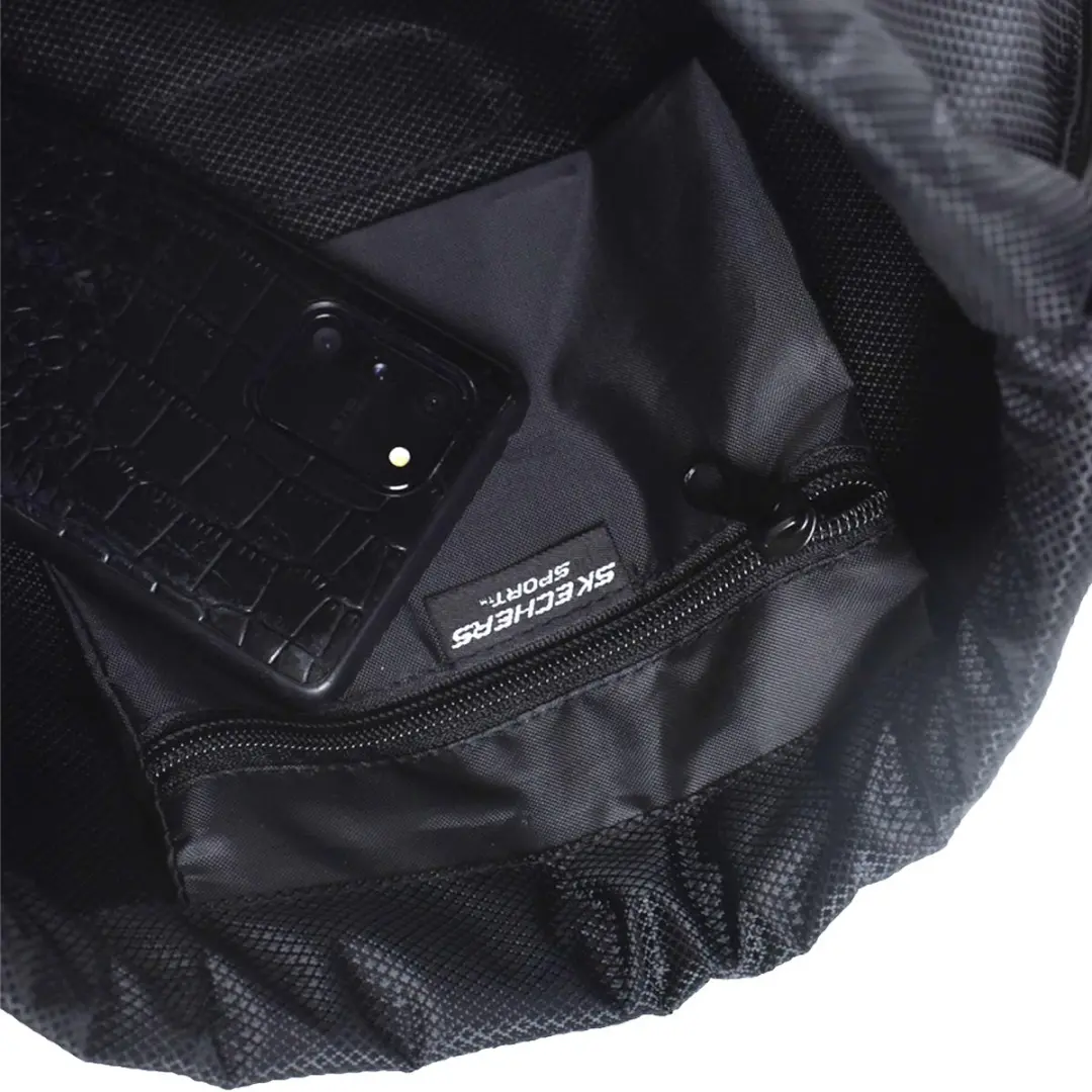 Skechers Vista Cinch Bag Tassen - 1 Vak - One Size - Zwart