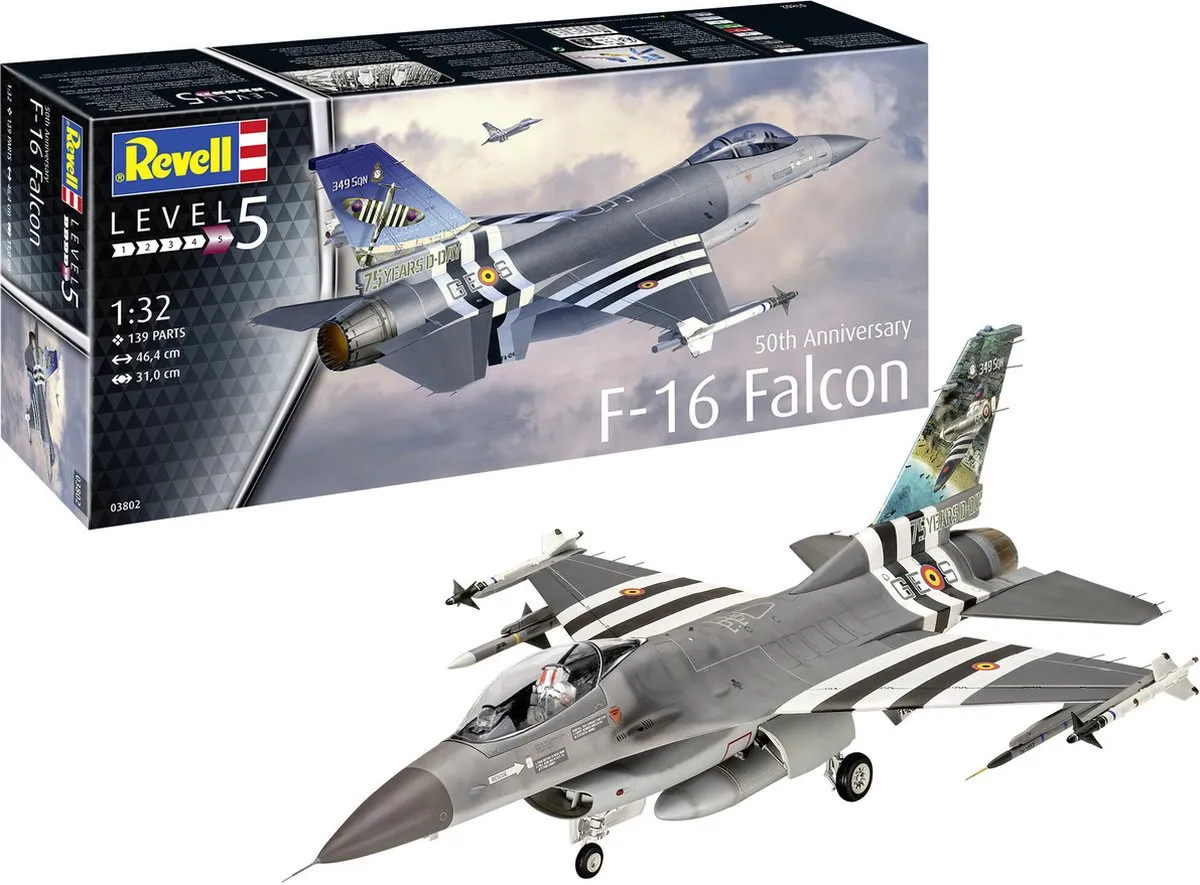 Revell 03802 F-16 Falcon Modelbouwpakket 1:32