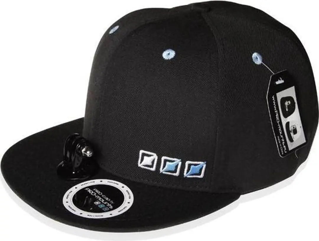 PRO-Mounts PRO-cap Black - GoPro Helmbevestiging