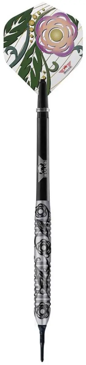 Bull's Flora Camil Soft Tip Darts 3 Stuks - Zilver