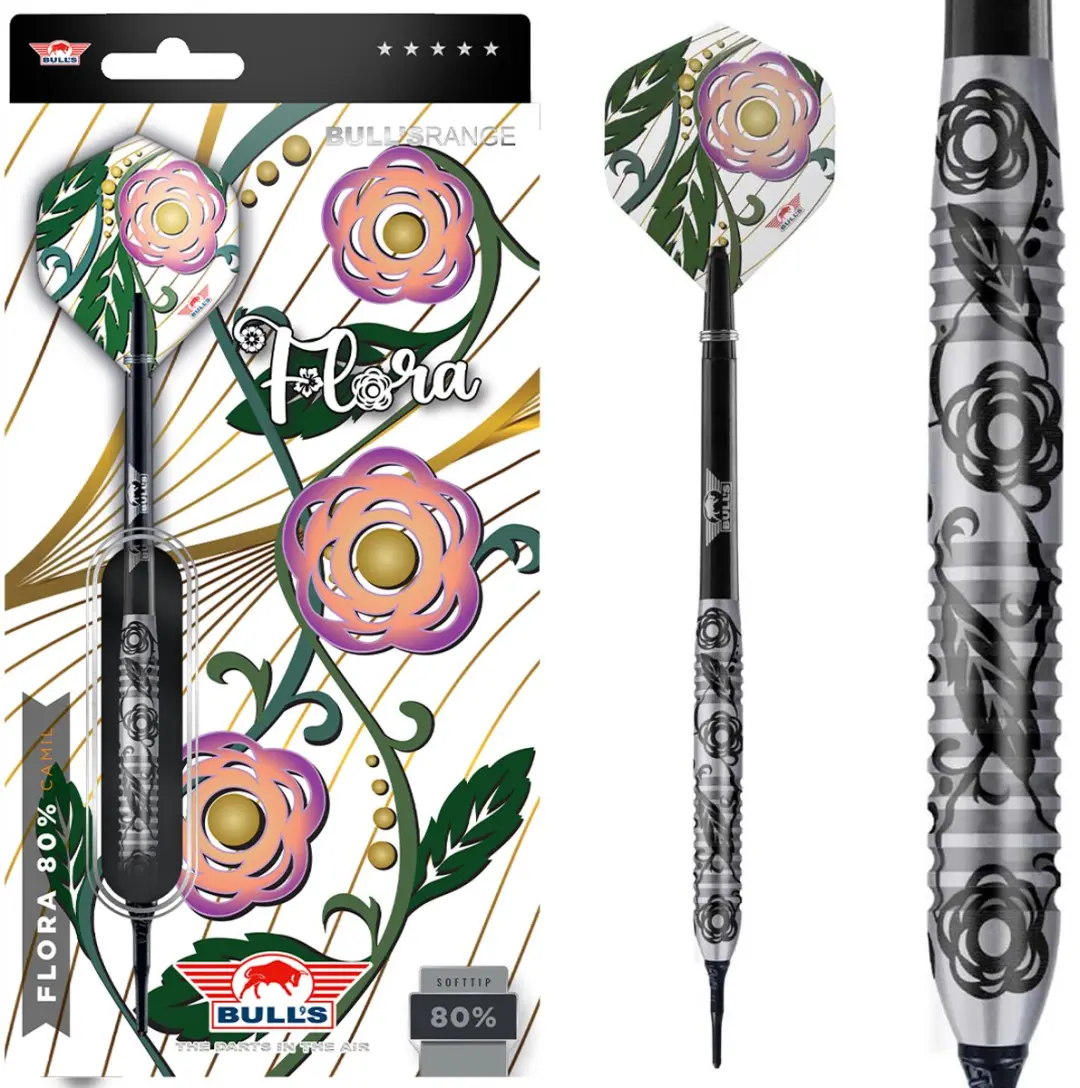 Bull's Flora Camil Soft Tip Darts 3 Stuks