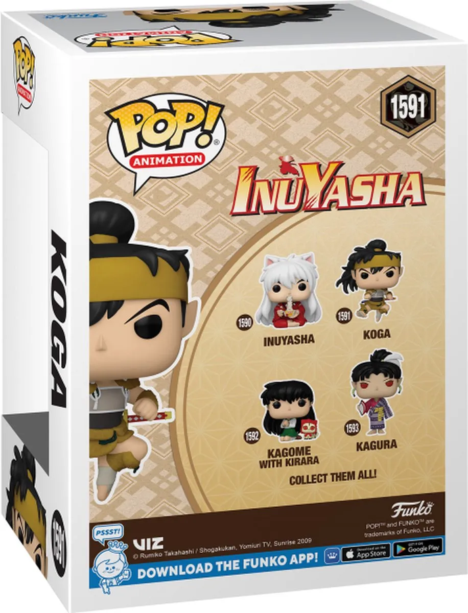 Funko Pop! InuYasha Koga - 76196 - Multicolor