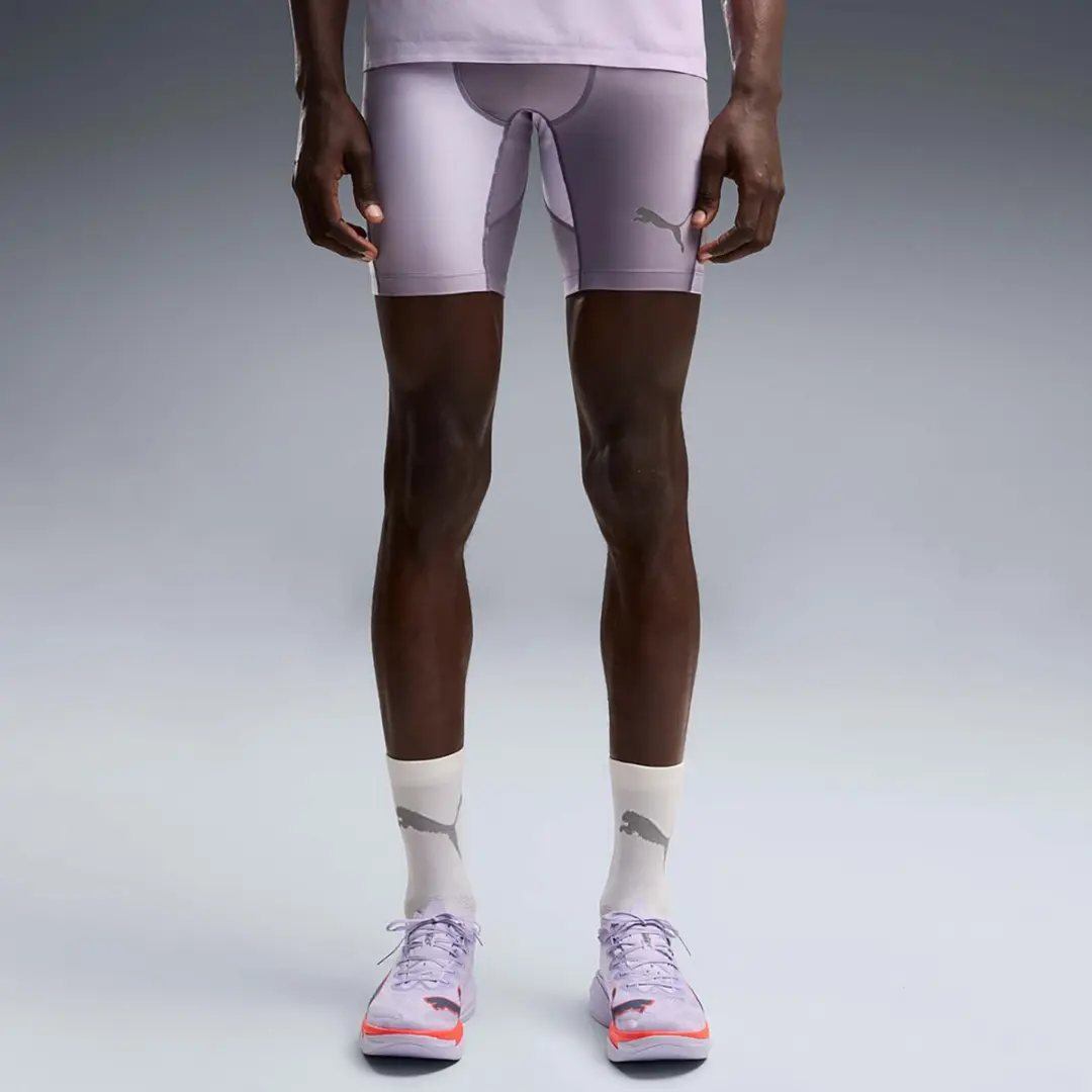 PUMA Lightspeed 8 AOP Half Tight - M - Blauw