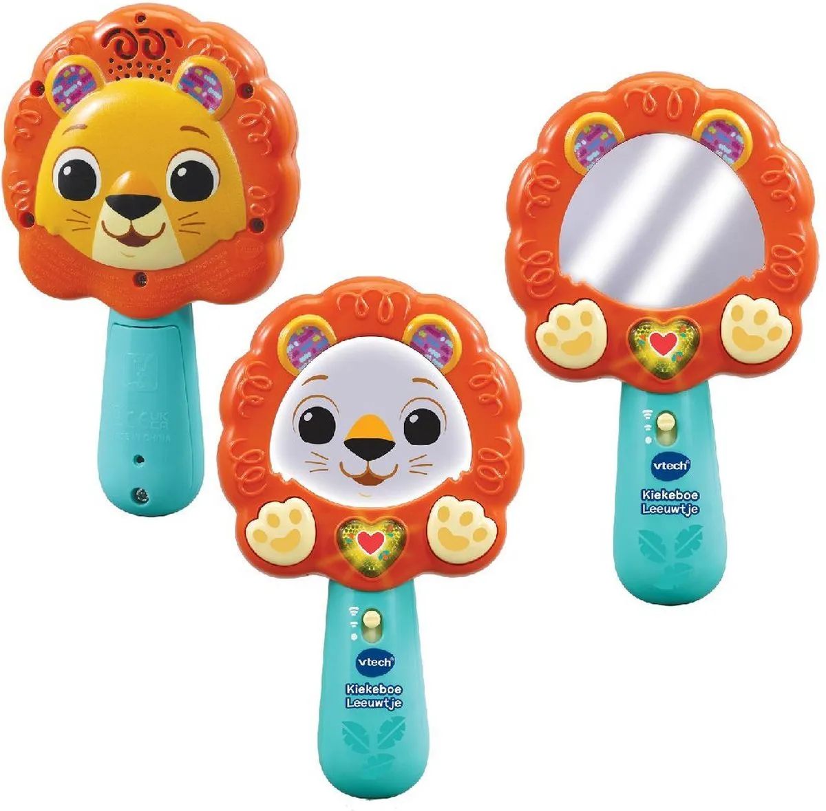 VTech Baby Kiekeboe Leeuwtje Interactief Speelgoed 80-551823 - Oranje/Blauw