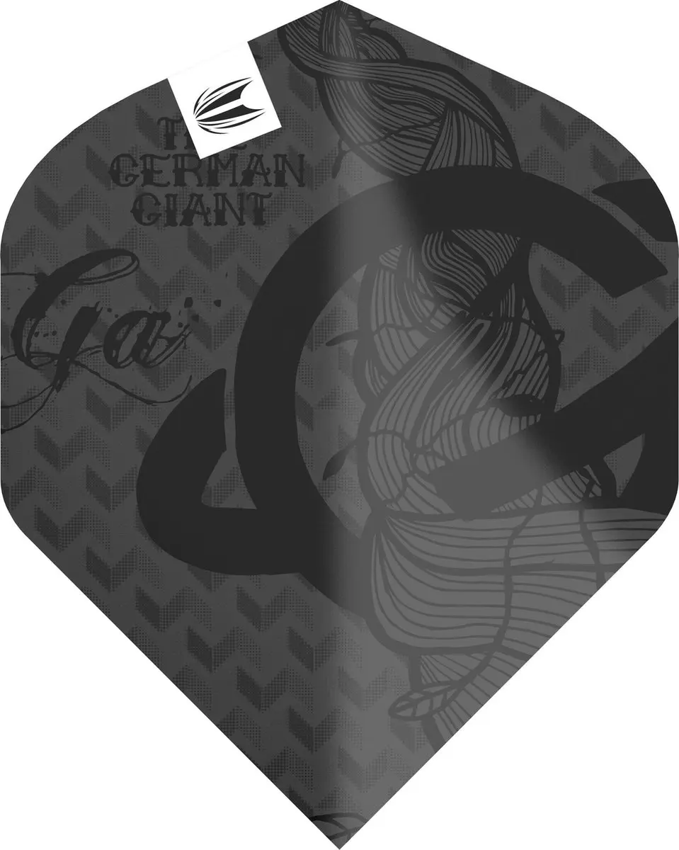 Target Gabriel Clemens 337440 Dart Flights - Geel/Wit/Zwart - afbeelding 6 van 6