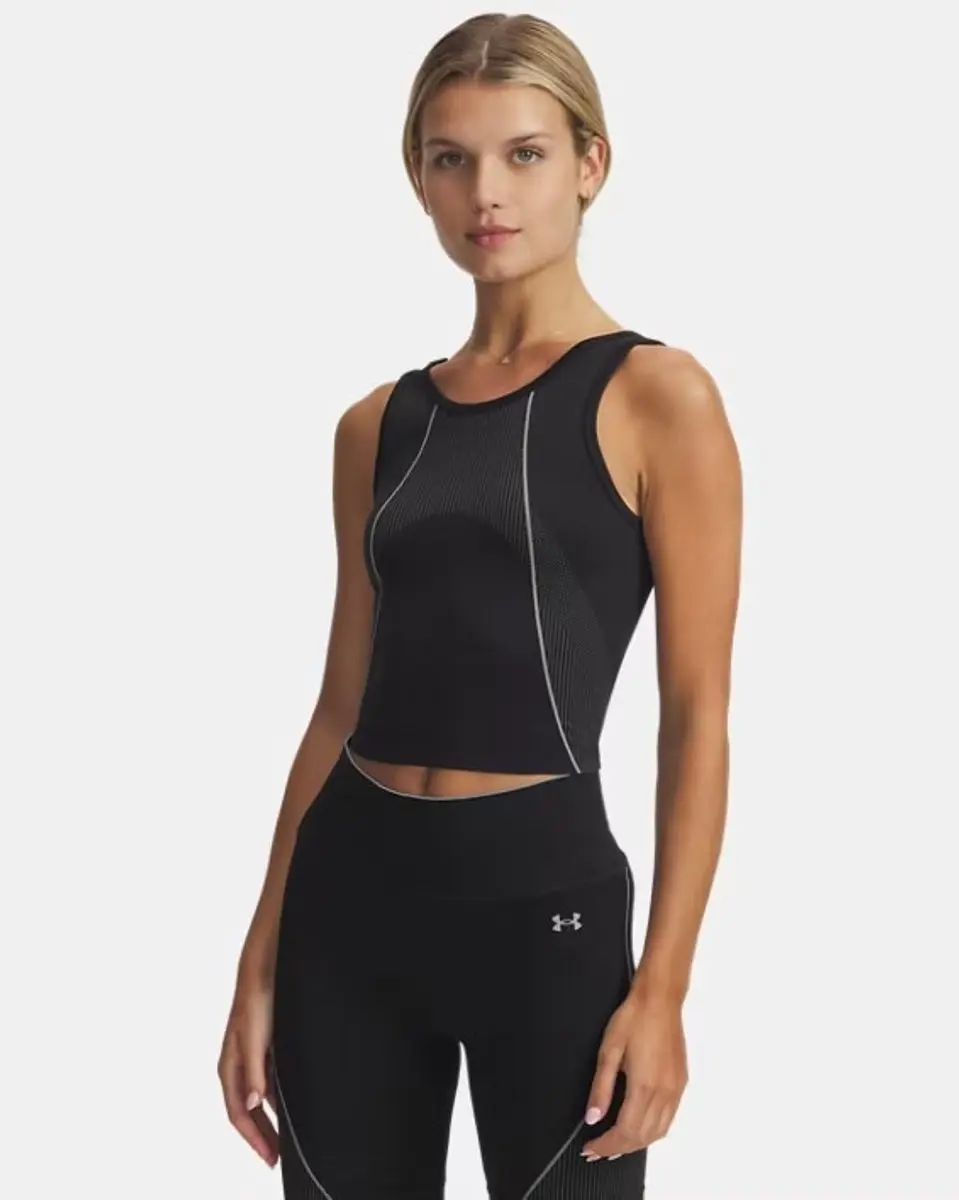 Under Armour UA Vanish Seamless Tanktop - Zwart M - afbeelding 6 van 6