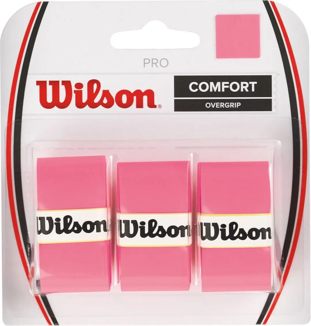 Wilson Pro Comfort Tennis/Padel Overgrip Fluor Roze