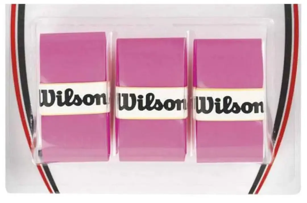 Wilson Pro Comfort Tennis/Padel Overgrip Fluor Roze - 3 Stuks