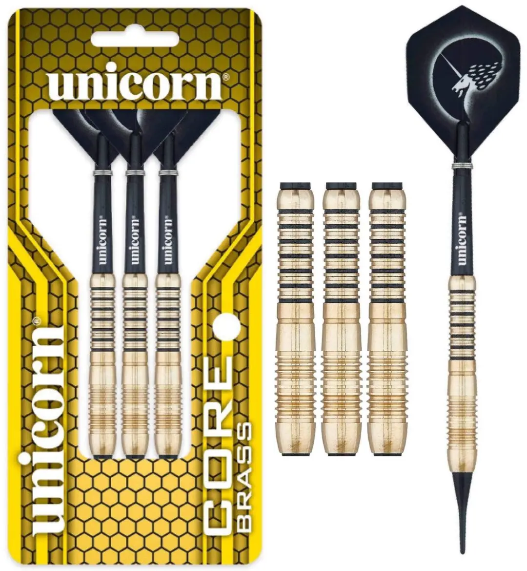 Unicorn Core Shape 2 Brass Gold Darts