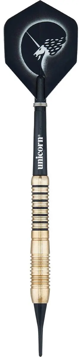 Unicorn Core Shape 2 Brass Gold Darts - 3 Stuks
