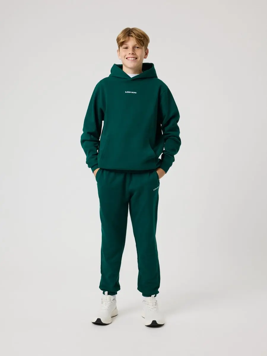 Björn Borg Classic Hoodie Jongens 146-152 - Rain Forest Groen